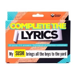 Complete The Lyrics Game