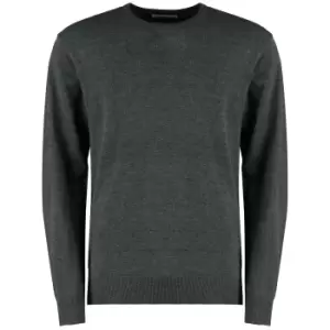 Kustom Kit Mens Arundel Crew Neck Sweater (L) (Graphite Grey)