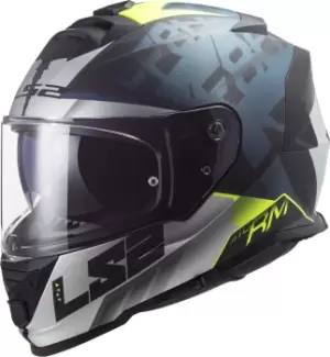 LS2 FF800 Storm Sprinter Helmet, black-grey-blue, Size 2XL, black-grey-blue, Size 2XL