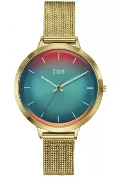 Ladies Storm Mini Styro Gold Turquoise Watch 47516/GD/TUR