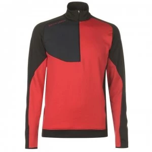 Galvin Green Deon Half Zip Pullover Mens - Red/Black