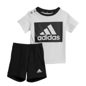 adidas Essentials Tee and Shorts Set Kids - White