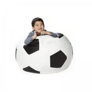 Football Faux Leather Beanbag Seat