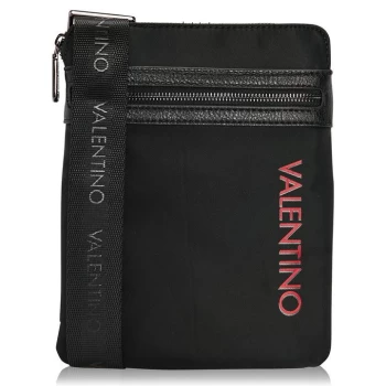 Valentino Bags Ash Logo Crossbody Bag - NeroRosso 646