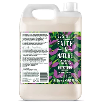 Faith In Nature Lavender Dog Shampoo - 5Ltr