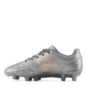 New Balance 442 V2 Junior Firm Ground Football Boots - Silver