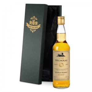 Personalised Single Malt Whisky Gift Boxed