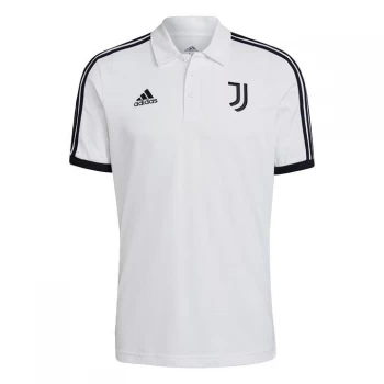 adidas Juventus 3-Stripes Polo Shirt Mens - White / Black