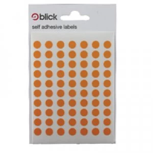 Blick Orange Coloured Labels in Bags Pack of 20 RS002857