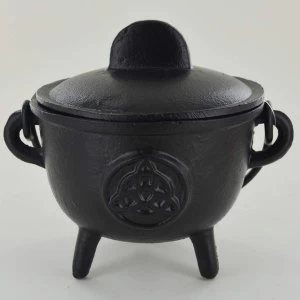 Triquetra Cast Iron Cauldron (Medium)
