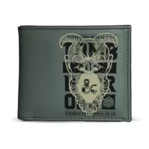 HASBRO Dungeons & Dragons Graphic Print Bi-fold Wallet Green/Black (MW608626HSB)