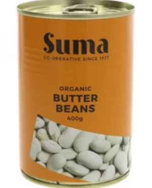 Suma Org Butter Beans 400g