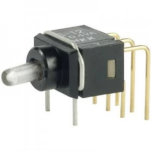 NKK Switches G12JPCF Toggle switch 28 V DCAC 0.1 A 1 x OnOn latch
