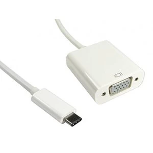 USB Type C Male to VGA Female Adapter Cable, 15cm