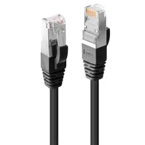 Lindy 0.3m Cat.6 S/FTP LSZH Cable, Black