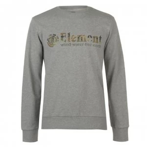 Element Crew Sweatshirt Mens - Grey Glimpse