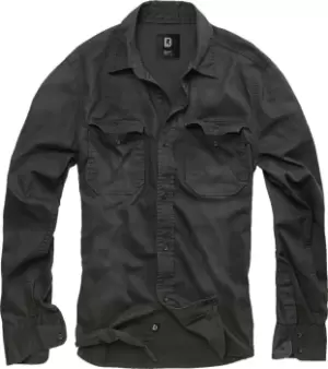 Brandit Hardee Shirt, black, Size XL, black, Size XL