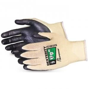 Superior Glove Dexterity Ultrafine 18 G Cut Resistant Black 10 Ref