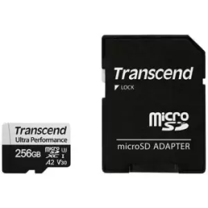 Transcend microSDXC 340S microSDHC card 256GB Class 10, Class 3 UHS-I