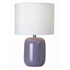 The Lighting and Interiors Group Fenda Table Lamp - Purple