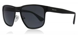 Prada PR55SS Sunglasses Black 7AX5Z1 Polariserade 55mm