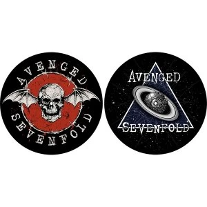 Avenged Sevenfold - Skull / Space Turntable Slipmat Set