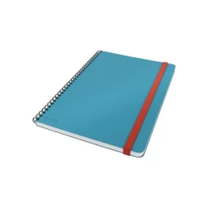 Cosy Notebook Soft Touch Ruled, Wirebound Calm Blue