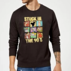 Cartoon Network Stuck In The 90s Sweatshirt - Black - S
