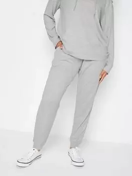 M&Co Grey Marl Soft Touch Jogger, Grey, Size 26-28, Women