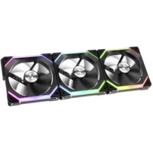 Lian Li UNI FAN SL120 RGB PWM PC fan Black, RGB (W x H x D) 122.8 x 25 x 122.4 mm