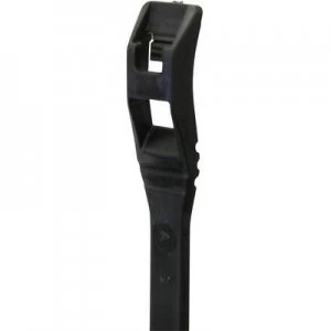 Cable tie 406mm Black Flat head UV proof PB Fastener