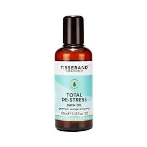 Tisserand Aromatherapy Total De-Stress Bath Oil 100ml
