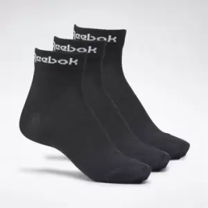 Reebok Ankle Sck 3pk 99 - Black