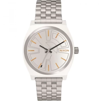 Unisex Nixon The Time Teller SW BB-8 Silver / Orange Watch