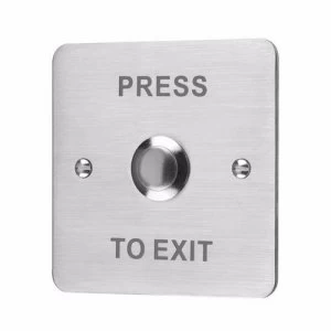 ESP Flush Stainless Steel 12V Door Switch Push To Exit Button