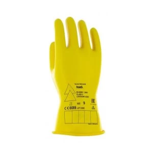Ansell Marigold E014Y Size M Electrician Class 0 Electrical Insulating Gloves Yellow