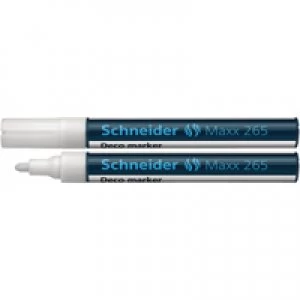 Schneider Maxx 265 Liquid Chalk Bullet Tip Marker 1-3mm White