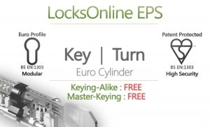Locksonline EPS Key and Turn Euro Cylinders