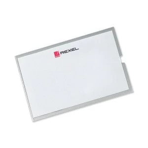 Rexel Nyrex A4 Card Holder Clear - 1 x Pack of 25 Card Holders