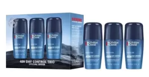 Biotherm Homme 48H Day Control Roll On Deo Trio 3 x 75ml