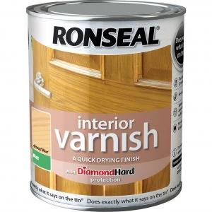 Ronseal Interior Matt Quick Dry Varnish Almond Wood 250ml