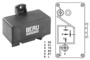 Beru GR065 / 0201010065 Glow Plug Control Unit Replaces 91 51 58 69