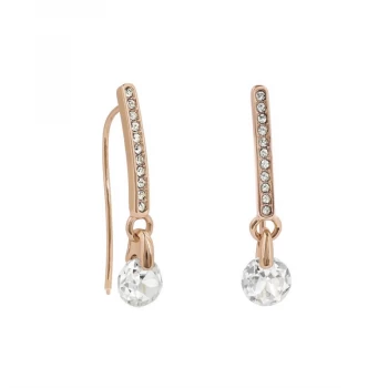 Adore Linear Pave & CZ Earrings