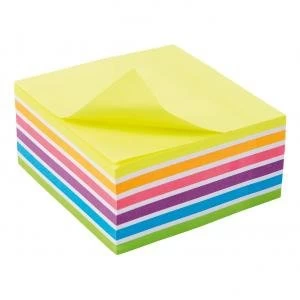 Office 76x127mm Re move Sticky Notes 6 NeonPastel Colours 940554