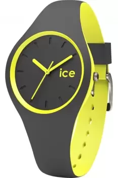 Ladies Ice-Watch Duo Anthracite-Yellow Watch 001486