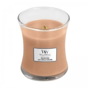 WoodWick Golden Milk Medium Jar Candle 275g