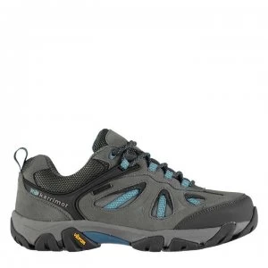 Karrimor Aspen Low Ladies Waterproof Walking Shoes - Charcoal/Blue