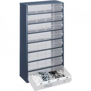 raaco 1208-03 Drawer cabinet (L x W x H) 306 x 150 x 552mm No. of compartments: 8