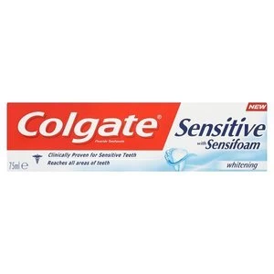 Colgate Sensitive with Sensifoam Whitening Toothpaste 75ml