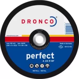 Dronco Flat Metal Cutting Discs Pack-25 300mm x 3.5mm x 20mm 1300225